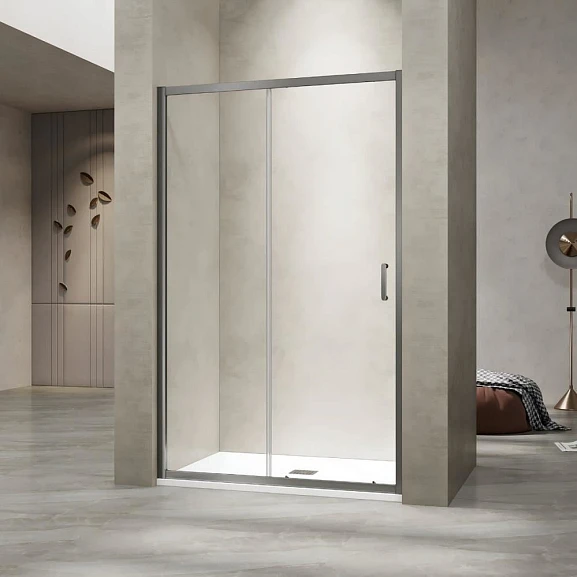 Душевая дверь в нишу RGW Passage PA-114Gr 180*195 профиль серый без поддона