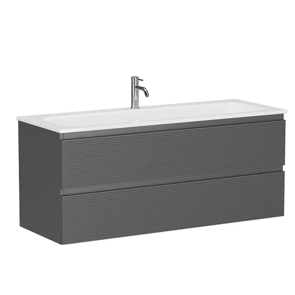 Тумба с раковиной Sancos Folk 120 Grey soft