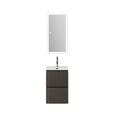 Комплект мебели BelBagno Uno-Mini 40 темно-серый матовый