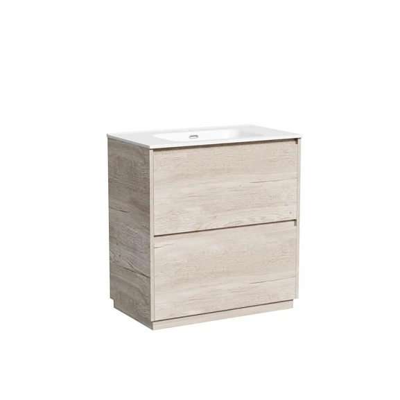 Тумба под раковину Sancos Libra 80 напольная дуб галифакс натуральный