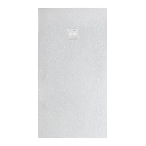 Душевой поддон BelBagno Uno 180*80*3,5 прямоугольный белый с сифоном и белой матовой декоративной накладкой