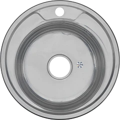 Кухонная мойка Melana 49*49 врезная круглая с сифоном