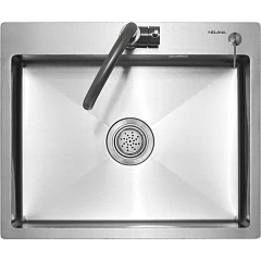 Кухонная мойка Melana ProfLine 60*50 врезная прямоугольная сатин с сифоном с дозатором