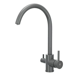 Смеситель Rush SUS9035-37Grey для кухни с функцией подключения фильтра графит Смеситель Rush SUS9035-37Grey для кухни с функцией подключения фильтра графит
