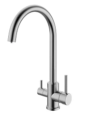 Смеситель Rush SUS9035-37 для кухни с функцией подключения фильтра сатин Смеситель Rush SUS9035-37 для кухни с функцией подключения фильтра сатин