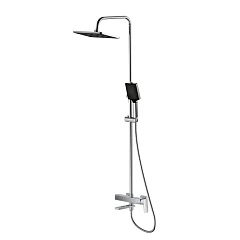 Душевая стойка Rush ST4235-90 с изливом хром Душевая стойка Rush ST4235-90 с изливом хром