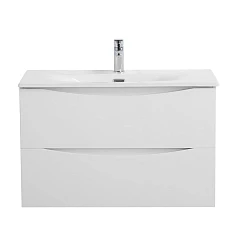 Тумба с раковиной BelBagno Marino-Cer-Mini 80 Bianco Opaco