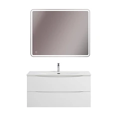 Комплект мебели BelBagno Marino-Cer-N 100 Bianco Lucido Комплект мебели BelBagno Marino-Cer-N 100 Bianco Lucido