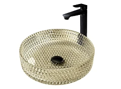 Раковина накладная ABBER Glas AK2301GG 39,5*39,5 золото Раковина накладная ABBER Glas AK2301GG 39,5*39,5 золото