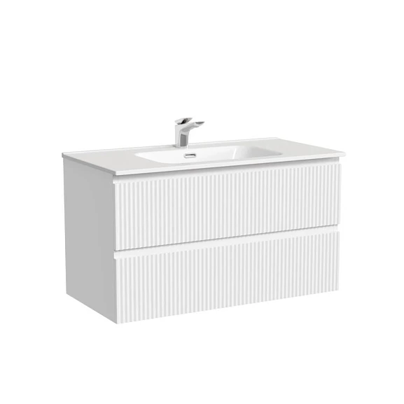 Тумба с раковиной Sancos Snob R 90 Bianco