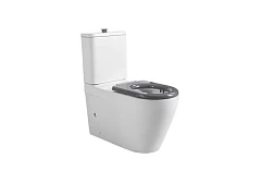 Унитаз-компакт Aquatek для людей с ограниченными возможностями AQ2213-00 38,5*80 безободковый, сиденье дюропласт