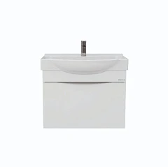 Тумба под раковину Onika Навиа 65 белый глянец