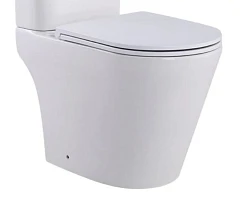 Чаша унитаза Prato Рим 6095А безободковая Торнадо с крышкой-сиденьем микролифт