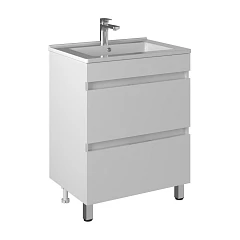 Тумба под раковину Briz Нэдиа 65 белый глянец