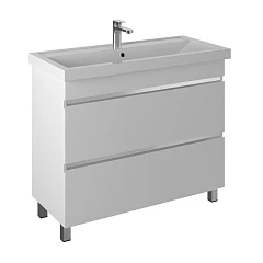 Тумба с раковиной Briz Элен Классик 100 белый глянец