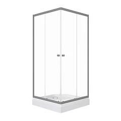 Душевое ограждение Triton Вента-Графит 90*90*202 с поддоном