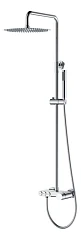 Душевая стойка Boheme Stick 128-CRCR с изливом хром, ручка Diamond