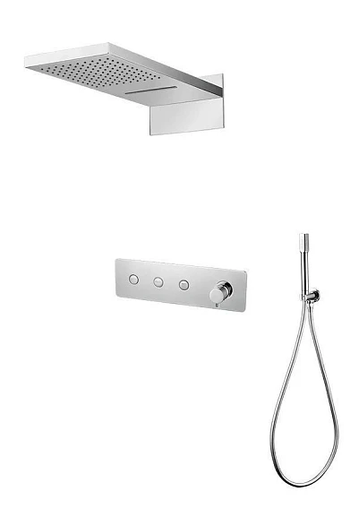 Душевой комплект Boheme Fusion 130-CR хром