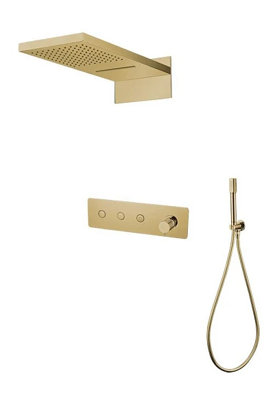 Душевой комплект Boheme Fusion 130-G золото