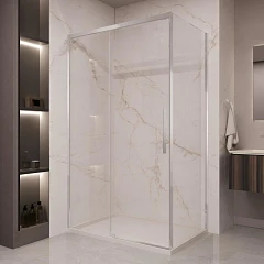 Душевой уголок Vincea Stella 110*90 профиль хром без поддона