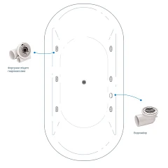 Гидромассажная система Fitness-1 flat