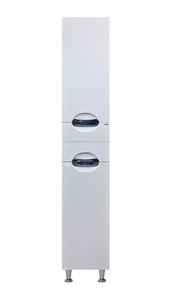 Пенал Misty Орхидея 35 L белый с бельевой корзиной