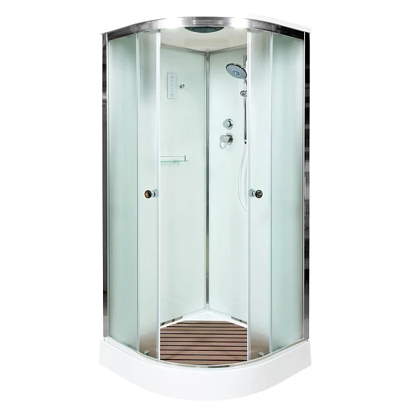 Душевая кабина Deto D01S 100х100х220с электрикой