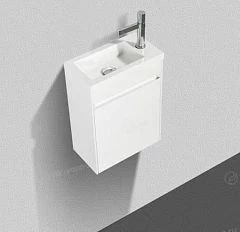 Тумба с раковиной BelBagno Pietra Mini 40 L Bianco Lucido