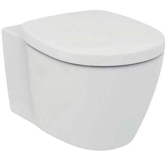 Подвесной унитаз Ideal Standard Connect 36*64 с крышкой-сиденьем