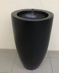 Напольная раковина CeramaLux NC В133MВ 50*50 черная матовая Напольная раковина CeramaLux NC В133MВ 50*50 черная матовая