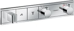 Внешняя часть для термостата Hansgrohe RainSelect 15355000 на 2 выхода