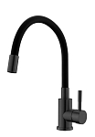 Смеситель Esko Snake K44BTotal для кухни, гибкий излив черный Смеситель Esko Snake K44BTotal для кухни, гибкий излив черный