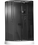 Душевая кабина Timo Premium Ilma 902 R Black 120х80х203 без крыши Душевая кабина Timo Premium Ilma 902 R Black 120х80х203 без крыши