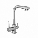 Смеситель Avrora Kitchen AV9003 для кухни с функцией подключения фильтра хром Смеситель Avrora Kitchen AV9003 для кухни с функцией подключения фильтра хром