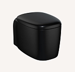 Подвесной унитаз Vitra Plural Rim-Ex 36*54,5 безободковый черный матовый Подвесной унитаз Vitra Plural Rim-Ex 36*54,5 безободковый черный матовый