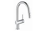Смеситель Grohe Minta 32321002 для кухни с выдвижным изливом хром Смеситель Grohe Minta 32321002 для кухни с выдвижным изливом хром