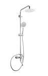 Душевая стойка Allen Brau Eclipse 5.E1007-00 верх душ, руч.душ, излив, хром Душевая стойка Allen Brau Eclipse 5.E1007-00 верх душ, руч.душ, излив, хром