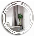 Зеркало Silver Mirrors Милуз 77 с Led-подсветкой сенсорный выключатель Зеркало Silver Mirrors Милуз 77 с Led-подсветкой сенсорный выключатель