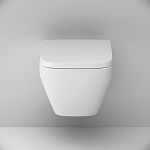 Подвесной унитаз AM.PM Spirit 35,5*50 безободковый с крышкой-сиденьем микролифт Подвесной унитаз AM.PM Spirit 35,5*50 безободковый с крышкой-сиденьем микролифт