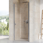 Душевая дверь в нишу Ravak Chrome CSD1-90 90*195 профиль глянцевый хром, стекло Transparent без поддона Душевая дверь в нишу Ravak Chrome CSD1-90 90*195 профиль глянцевый хром, стекло Transparent без поддона