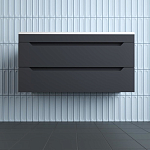 Тумба под раковину Style Line Остин 100 подвесная графит