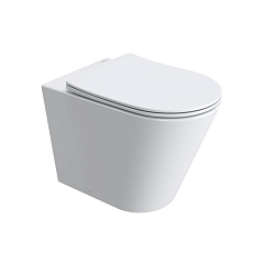 Приставной унитаз BelBagno Flay BB1003CB-TOR/SC 36,5*58 безободковый Торнадо с крышкой-сиденьем микролифт Приставной унитаз BelBagno Flay BB1003CB-TOR/SC 36,5*58 безободковый Торнадо с крышкой-сиденьем микролифт