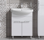 Тумба под раковину Alavann Vittoria 65-02 белый глянец