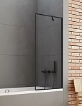 Душевая шторка на ванну New Trendy New Soleo Black P-0093-WP 60*140 L/R прямой кронштейн Душевая шторка на ванну New Trendy New Soleo Black P-0093-WP 60*140 L/R прямой кронштейн