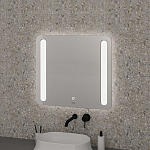 Зеркало Grossman Lara 80*70 Led с сенсорным выключателем и гравировкой Зеркало Grossman Lara 80*70 Led с сенсорным выключателем и гравировкой