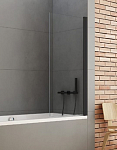 Душевая шторка на ванну New Trendy New Soleo Black P-0070 80*140 L/R Душевая шторка на ванну New Trendy New Soleo Black P-0070 80*140 L/R