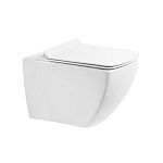 Подвесной унитаз BelBagno Carina BB514CHR 36*51 безободковый Подвесной унитаз BelBagno Carina BB514CHR 36*51 безободковый