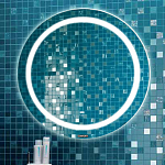 Зеркало Comforty Круг 60 с Led подсветкой инфракрасный выключатель Зеркало Comforty Круг 60 с Led подсветкой инфракрасный выключатель