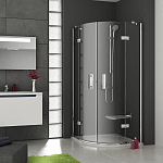 Душевой уголок Ravak SmartLine SMSKK4-90 90*90*190 профиль хром, стекло Transparent без поддона Душевой уголок Ravak SmartLine SMSKK4-90 90*90*190 профиль хром, стекло Transparent без поддона