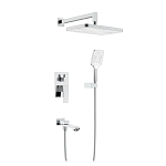 Душевой комплект Raglo R01.27 с изливом скрытый монтаж хром Душевой комплект Raglo R01.27 с изливом скрытый монтаж хром